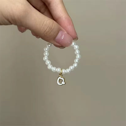 BubuWear Custom Letter Pearl Necklaceā¢