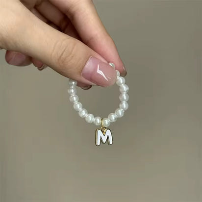 BubuWear Custom Letter Pearl Necklaceā¢