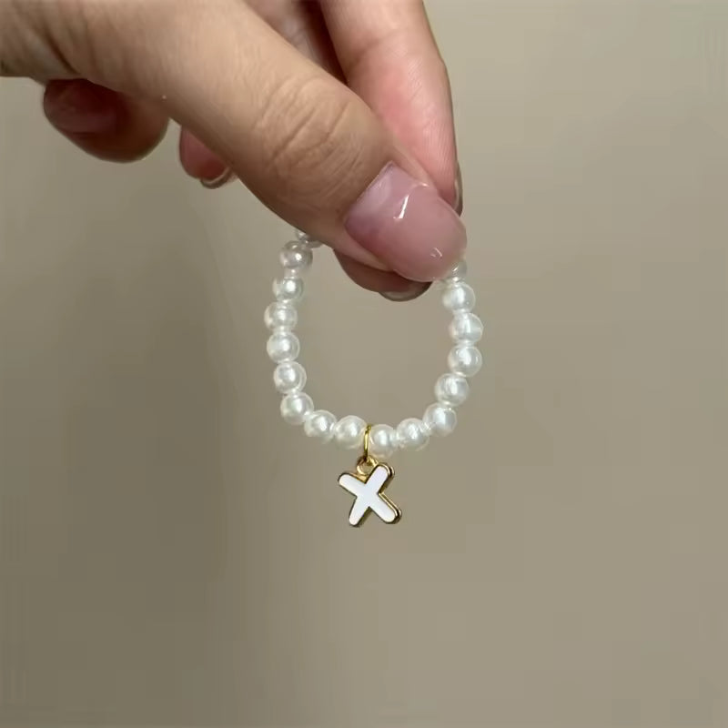 BubuWear Custom Letter Pearl Necklaceā¢