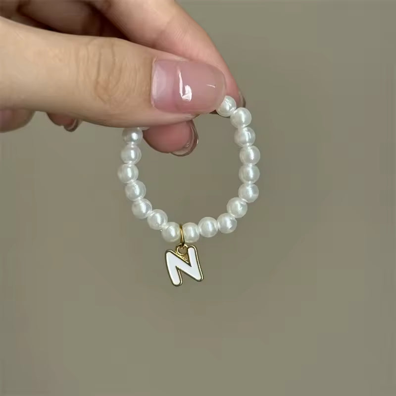 BubuWear Custom Letter Pearl Necklaceā¢